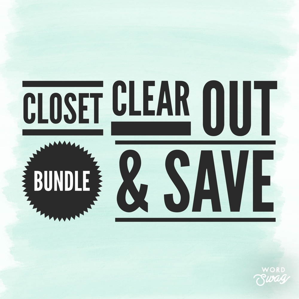 Closet Clear Out
